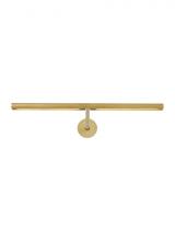 Visual Comfort & Co. Modern Collection 700PLUD12NB-LED930 - Modern Plural Dome dimmable LED 12 Picture Light in a Natural Brass/Gold Colored finish